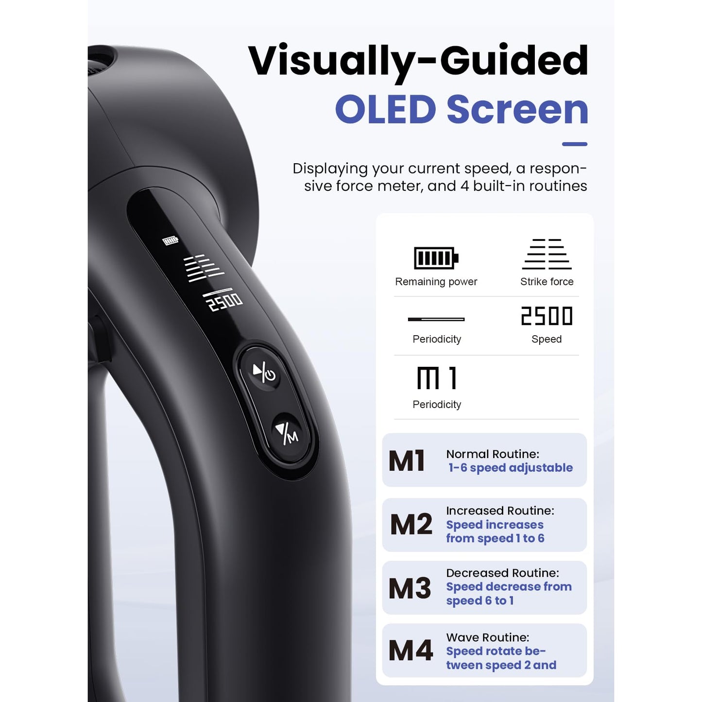 Bob and Brad D6 Pro Plus Massagepistole mit Wärme, 16 mm Amplitude, perkussiv, für Muskelentspannung & Sportler, ideales Geschenk