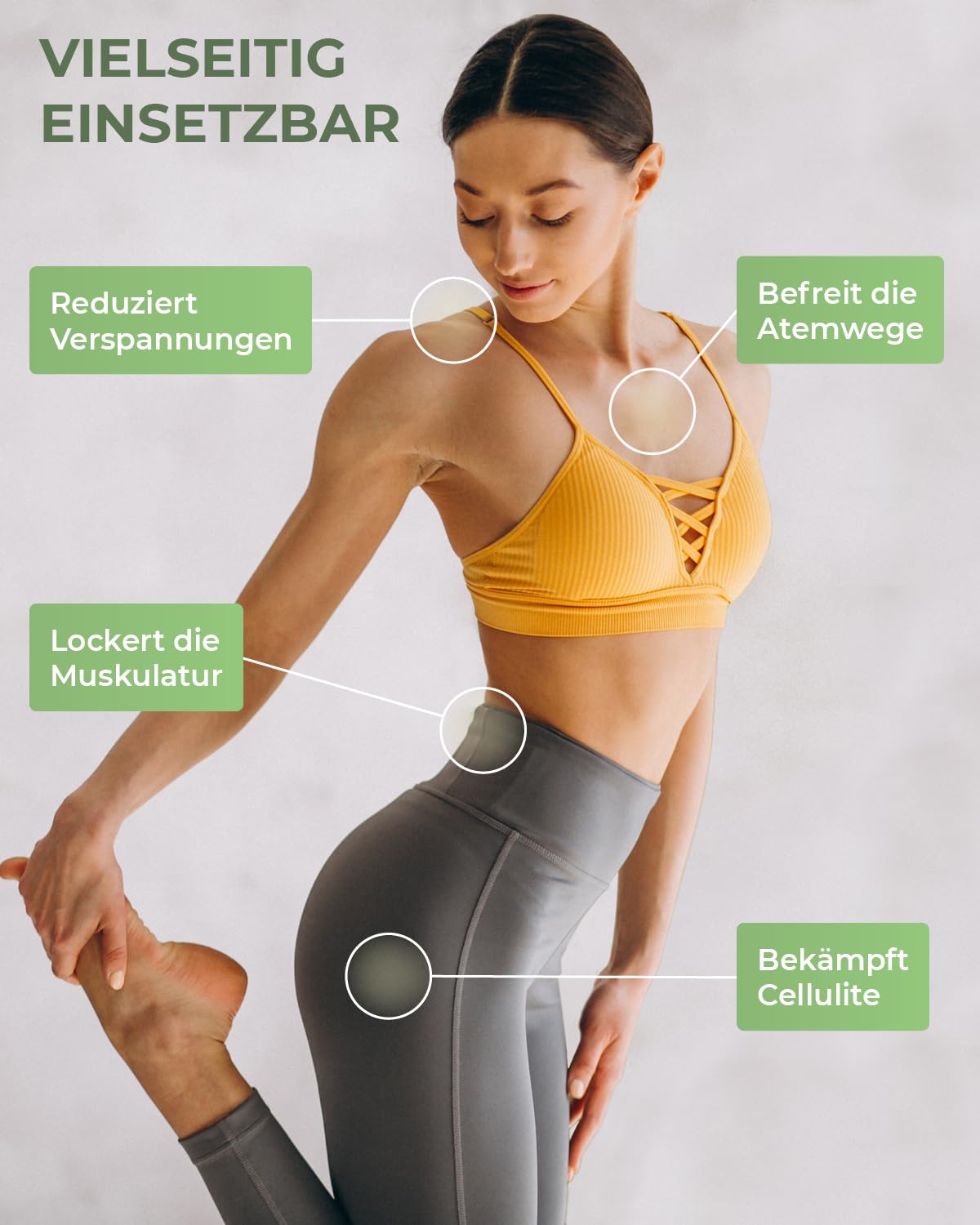 SENATOR (VIBRAX) Massage-Handgerät Professional 3D, Flächenmassage mit 5 Aufsätzen für Rücken, Nacken, Schulter, Brust, Beine & Füße