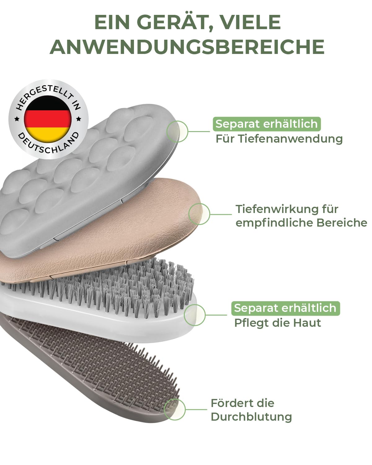 MASSAGE-EXPERT Elektrisches Flächen-Massagegerät, kräftige Vibration für Rücken, Nacken, Schultern, Beine, Füße & Brust, gegen Verspannungen
