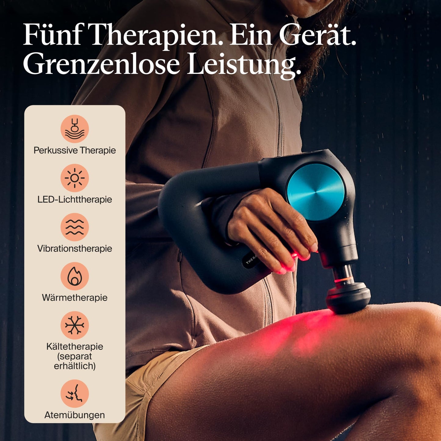Theragun Pro Plus Massagepistole, Bluetooth, Percussion-Massage, Tiefengewebe, Muskelentspannung & Schmerzlinderung, Schwarz