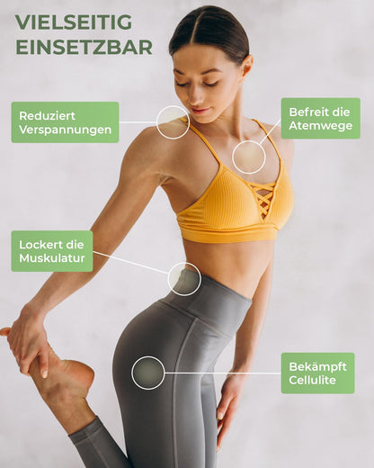 MASSAGE-EXPERT Elektrisches Flächen-Massagegerät, kräftige Vibration für Rücken, Nacken, Schultern, Beine, Füße & Brust, gegen Verspannungen