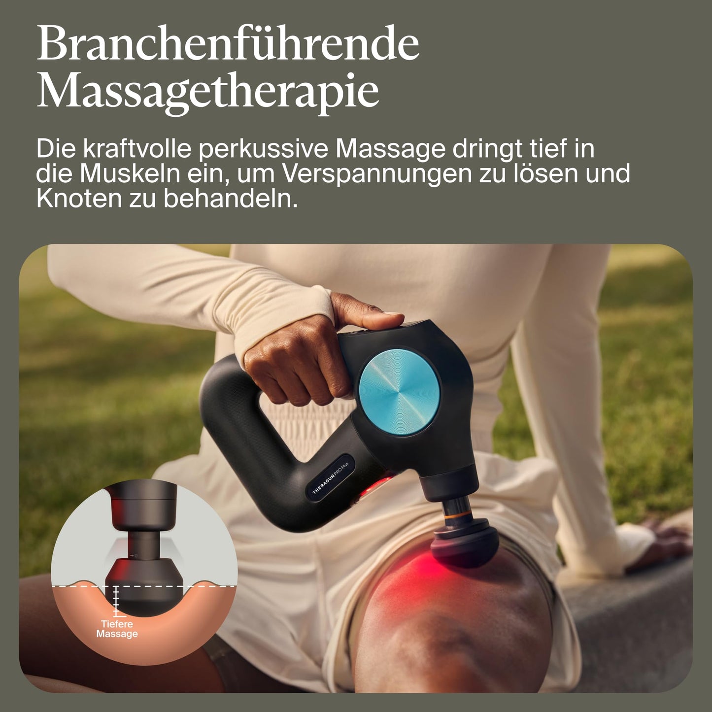 Theragun Pro Plus Massagepistole, Bluetooth, Percussion-Massage, Tiefengewebe, Muskelentspannung & Schmerzlinderung, Schwarz