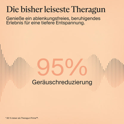 Theragun Sense Massagepistole, Tiefengewebe-Massagegerät mit Percussion & Atemübungen zur Stressreduktion, in Schwarz