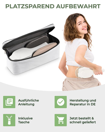 MASSAGE-EXPERT Elektrisches Flächen-Massagegerät, kräftige Vibration für Rücken, Nacken, Schultern, Beine, Füße & Brust, gegen Verspannungen
