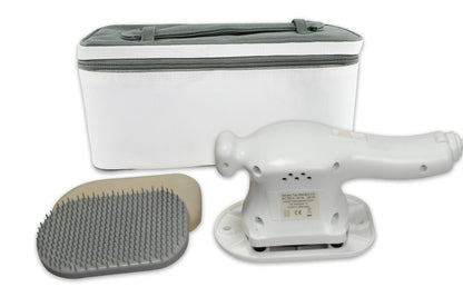 Vibrax Senator 3D Massage-Handgerät, Flächenmassage, inkl. Koffer, Hyperämisierungsbürste & Moosgummischuh