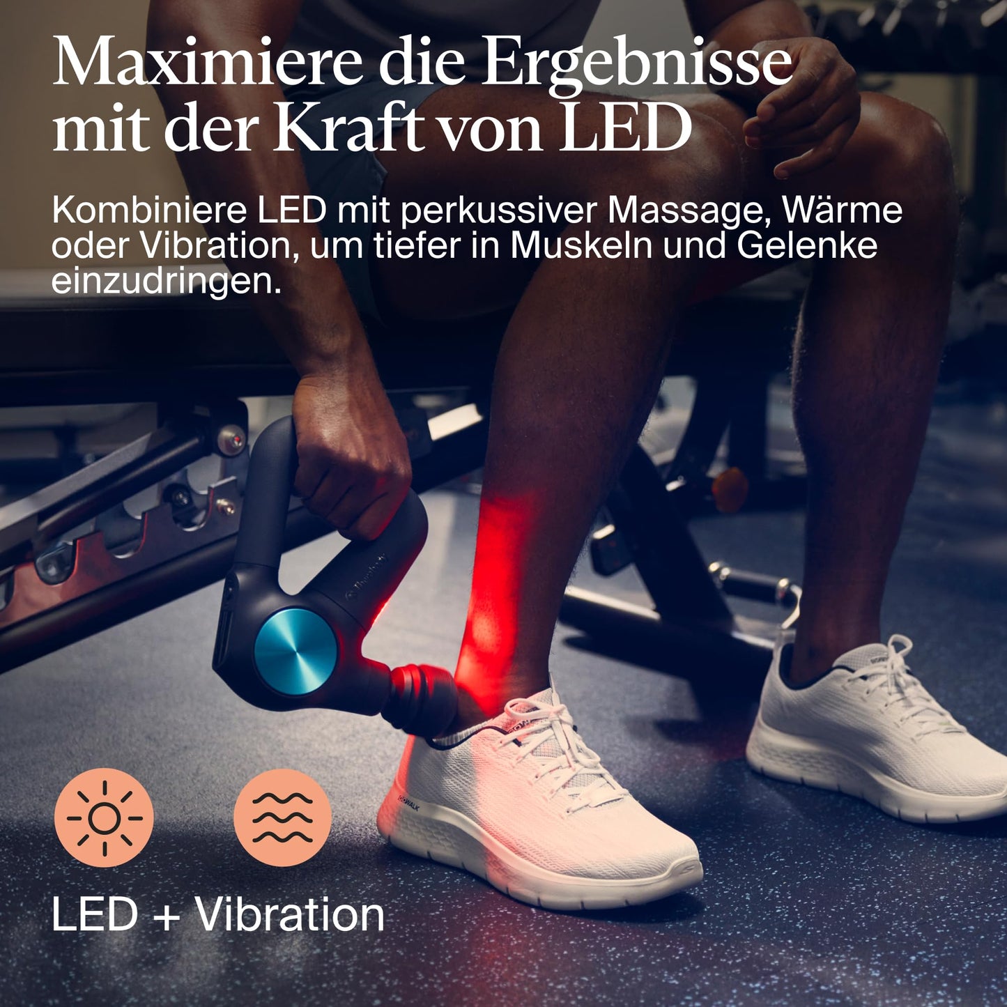 Theragun Pro Plus Massagepistole, Bluetooth, Percussion-Massage, Tiefengewebe, Muskelentspannung & Schmerzlinderung, Schwarz